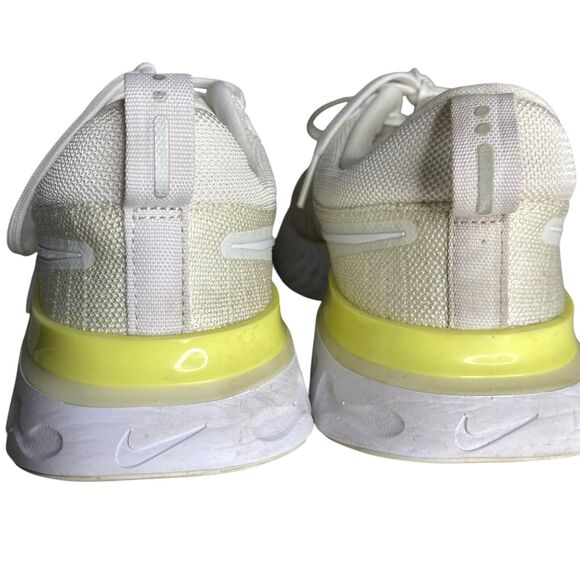 Nike React Infinity Womens 9 Platinum Yellow‎ Run Athletic Athleisure CT2423-100 - Picture 5 of 12